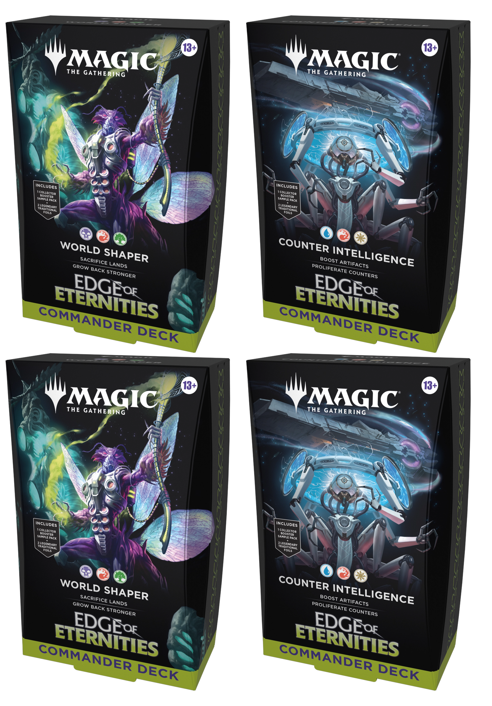 eternitiescommander4 Magic: The Gathering - Edge of Eternities Commander Deck (4 Count) - Maney Cards