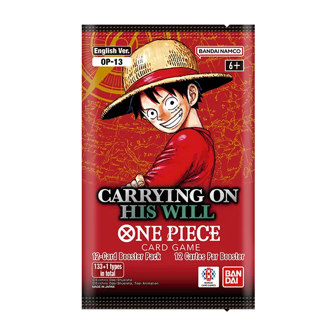 One Piece Card Game: Carrying On His Will (OP-13) Booster Box - Maney Cards