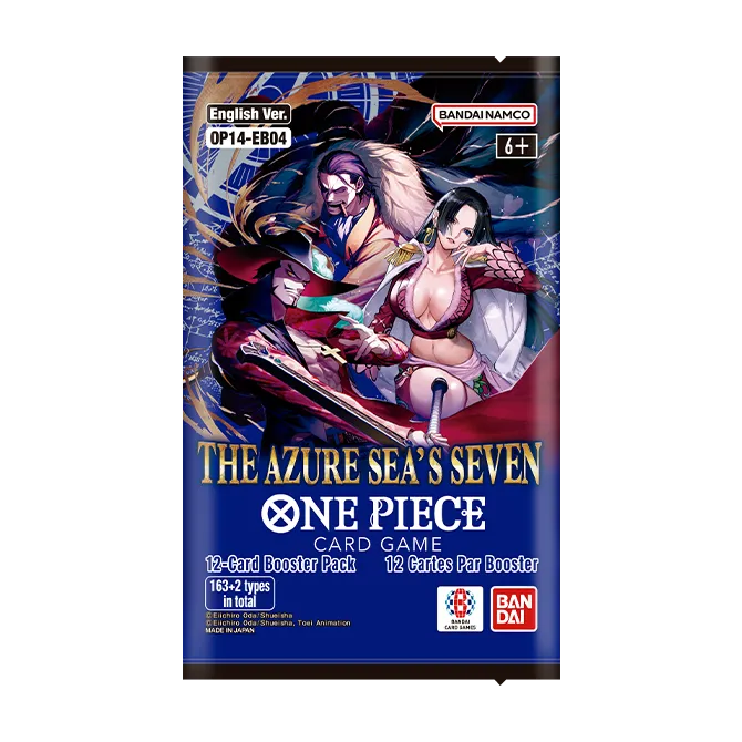 One Piece Card Game: The Azure Sea's Seven (OP-14) Booster Box - Maney Cards