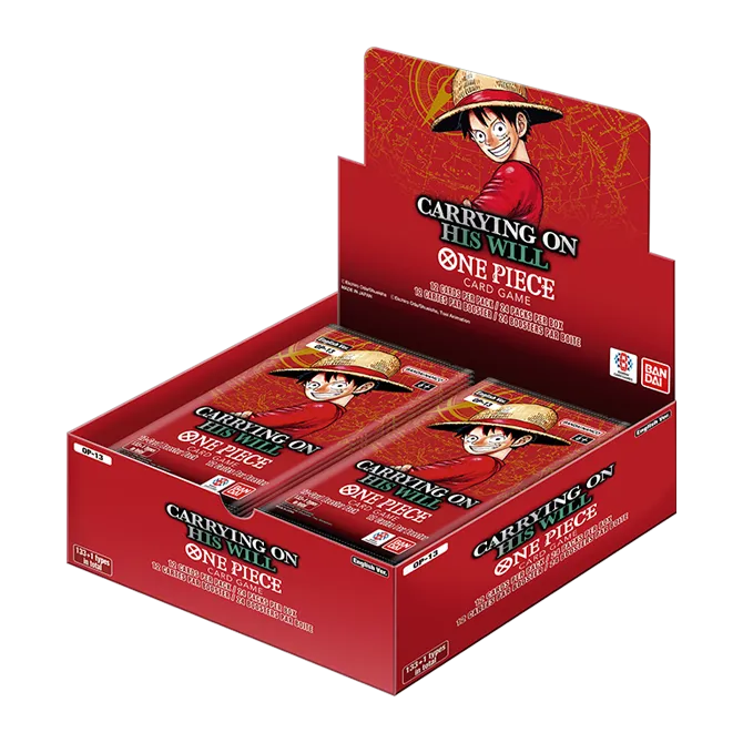 One Piece Card Game: Carrying On His Will (OP-13) Booster Box - Maney Cards