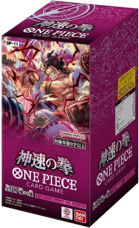 One Piece Card Game: A Fist Of Divine Speed (OP-11) Booster Box [JP] - Maney Cards