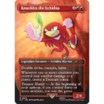Magic: The Gathering - WPN Exclusive Non Foil Secret Lair - Sonic The Hedgehog: Friends & Foes - Maney Cards